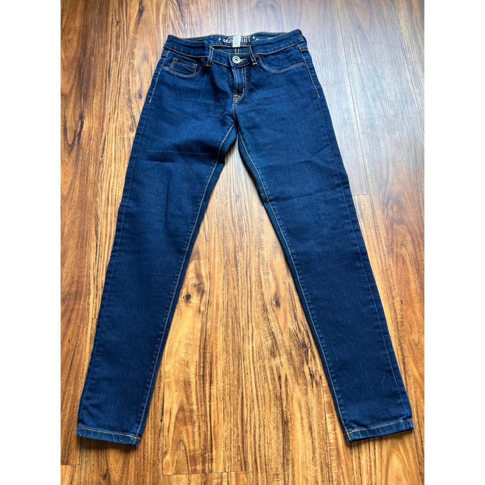 Charlotte Russe Refuge Jeggings Women Size 8 Dark Wash Good Skin Tight Leggings